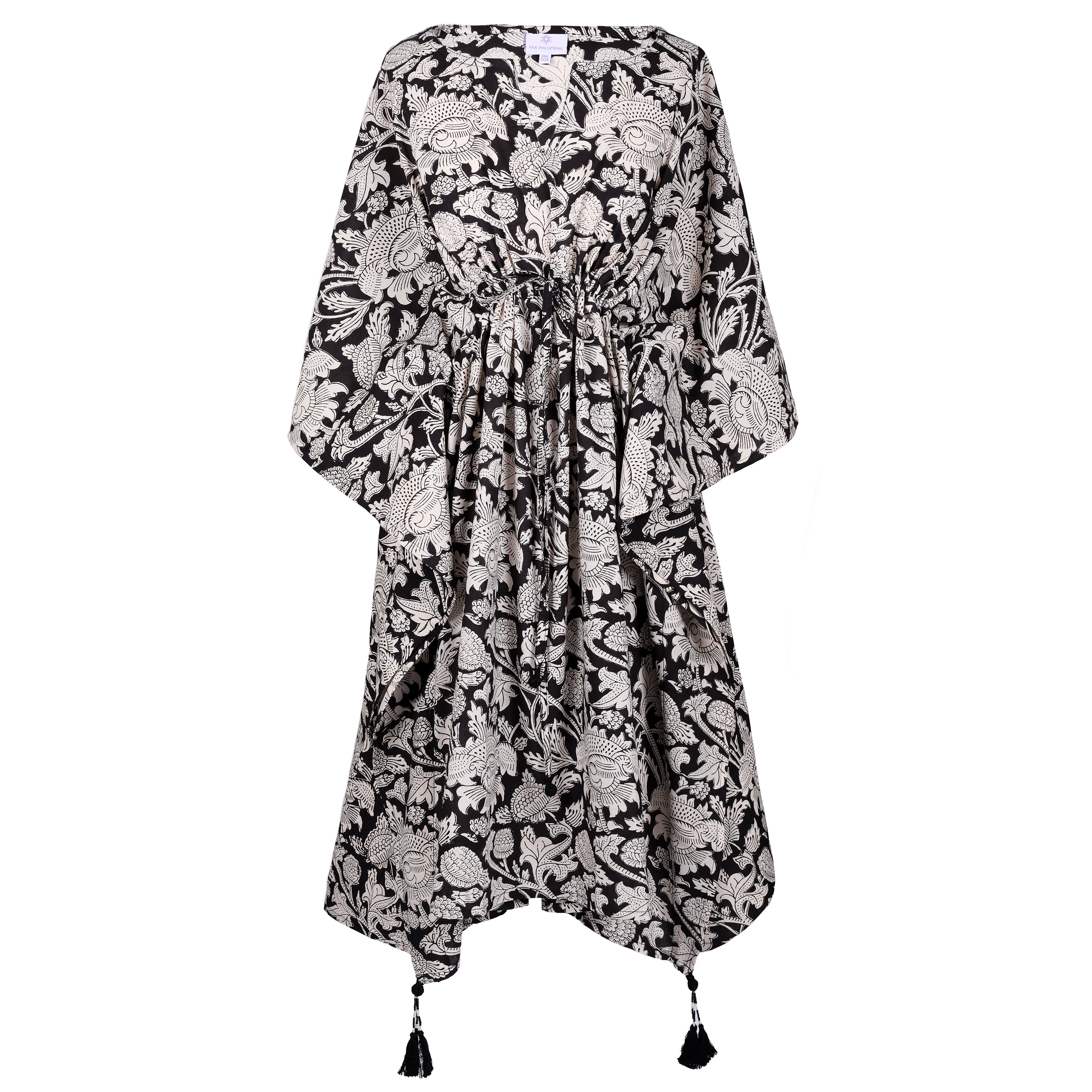 Laura Ebony Midi Kaftan Dress Store Credit