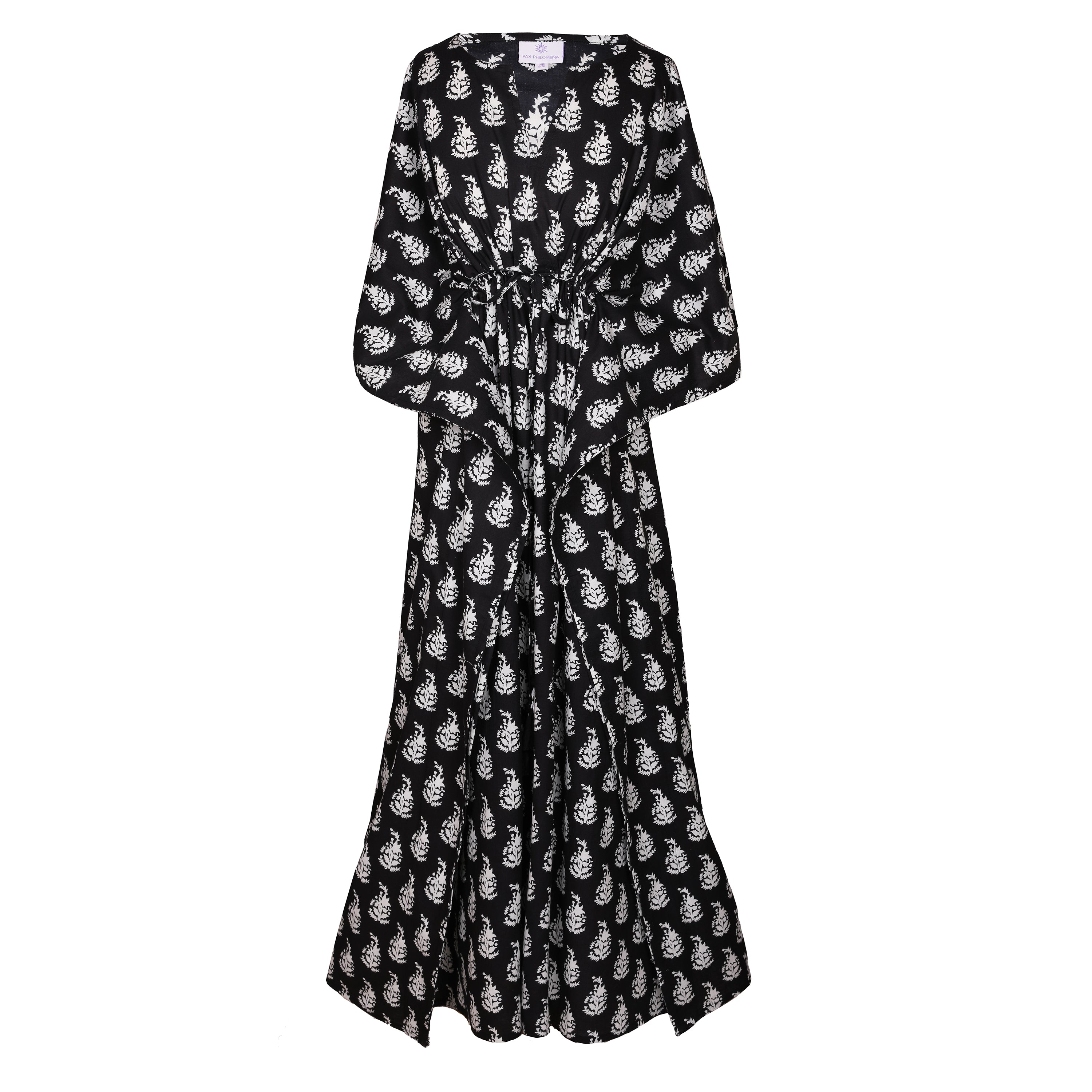 Luisa Obsidian Maxi Kaftan Dress Store Credit