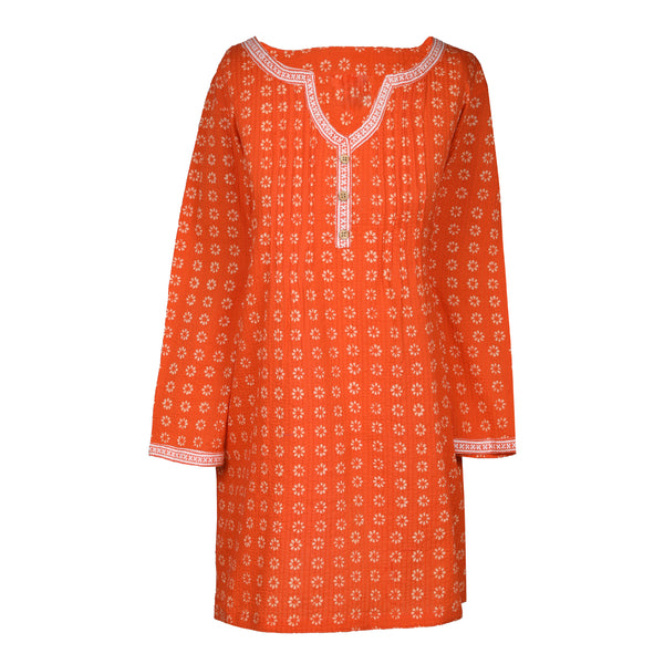 Manisha Mandarine Orange Cotton Tunic