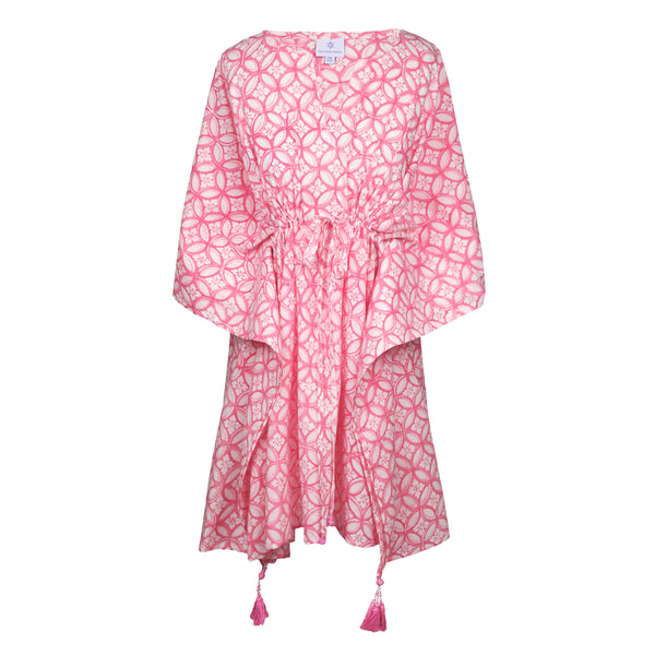 Nina Pink Short Kaftan