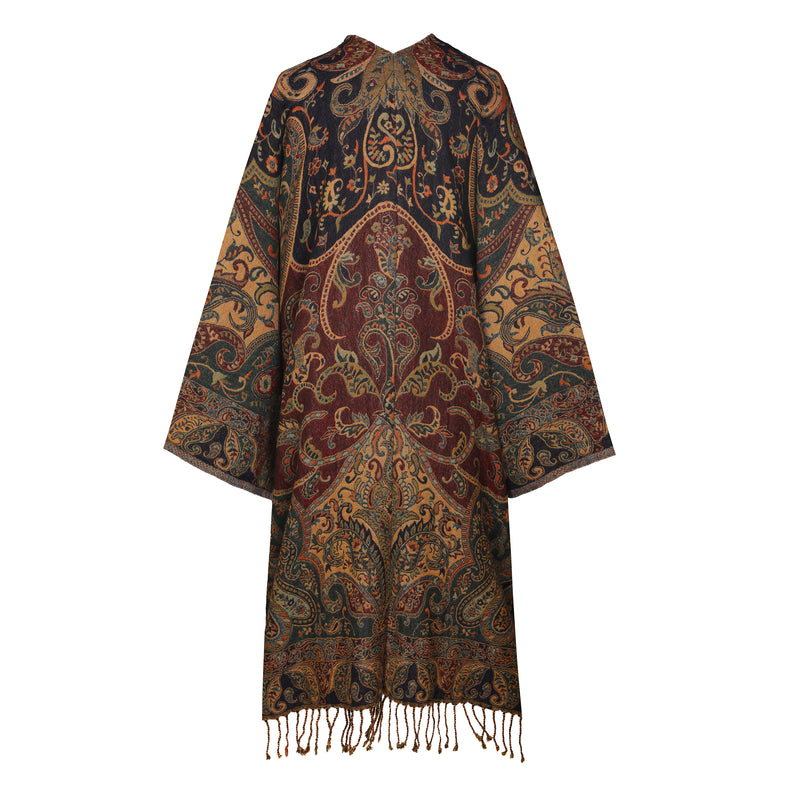 Padua Paisley Reversible Kimono Coat