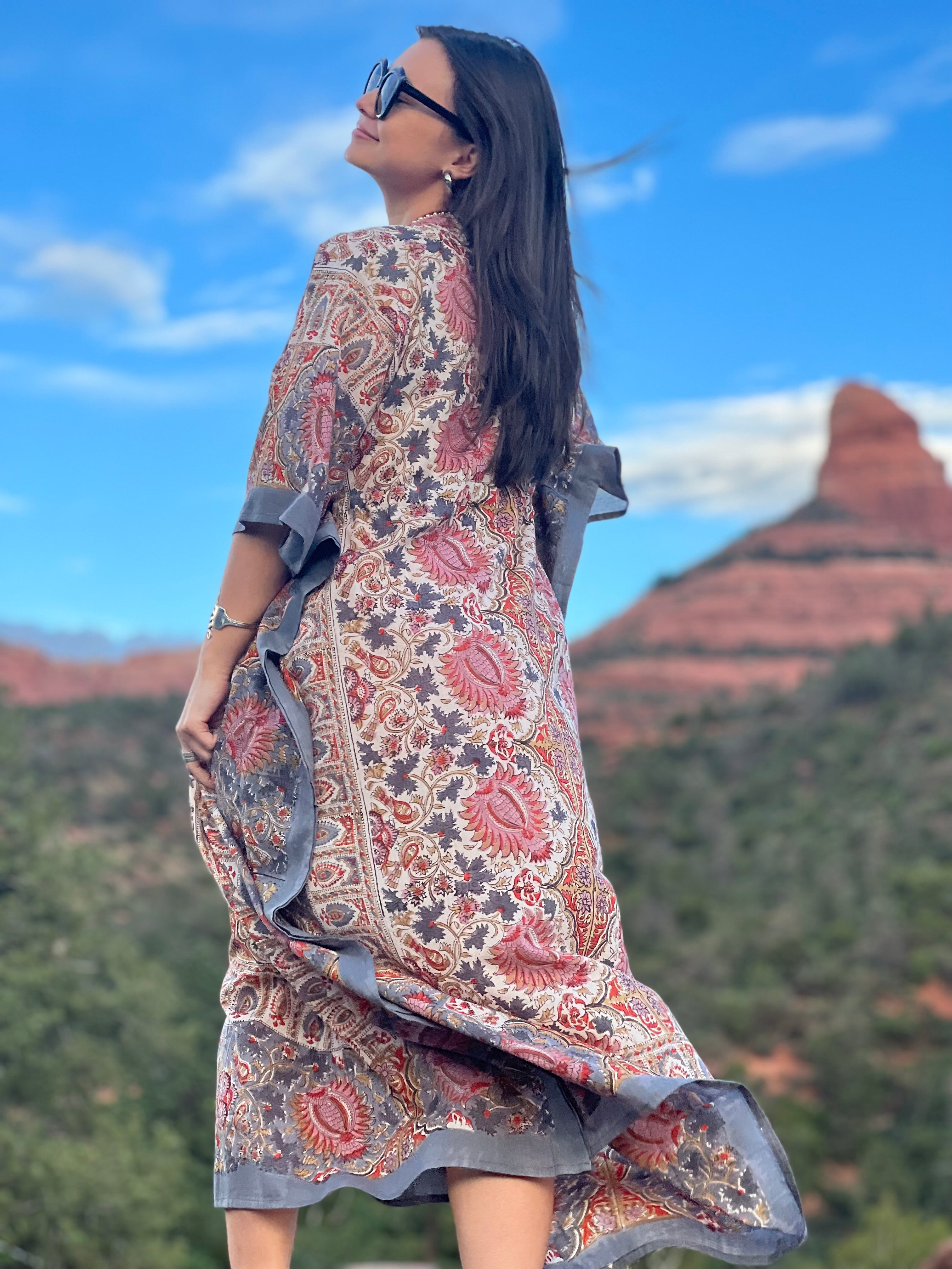 Paloma Paisley Maxi Kaftan Dress STORE CREDIT