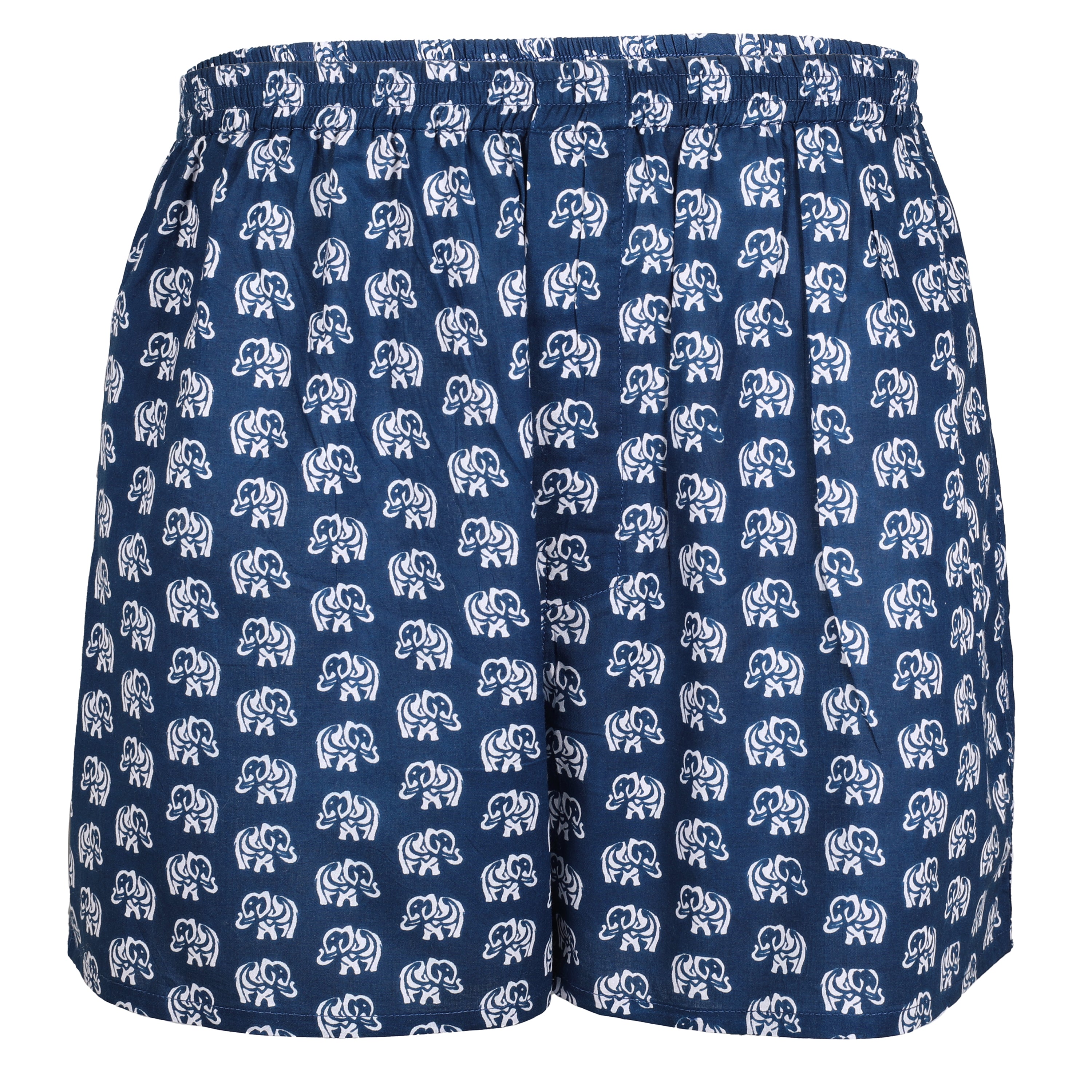 Navy Raja Elephant Boxer Shorts