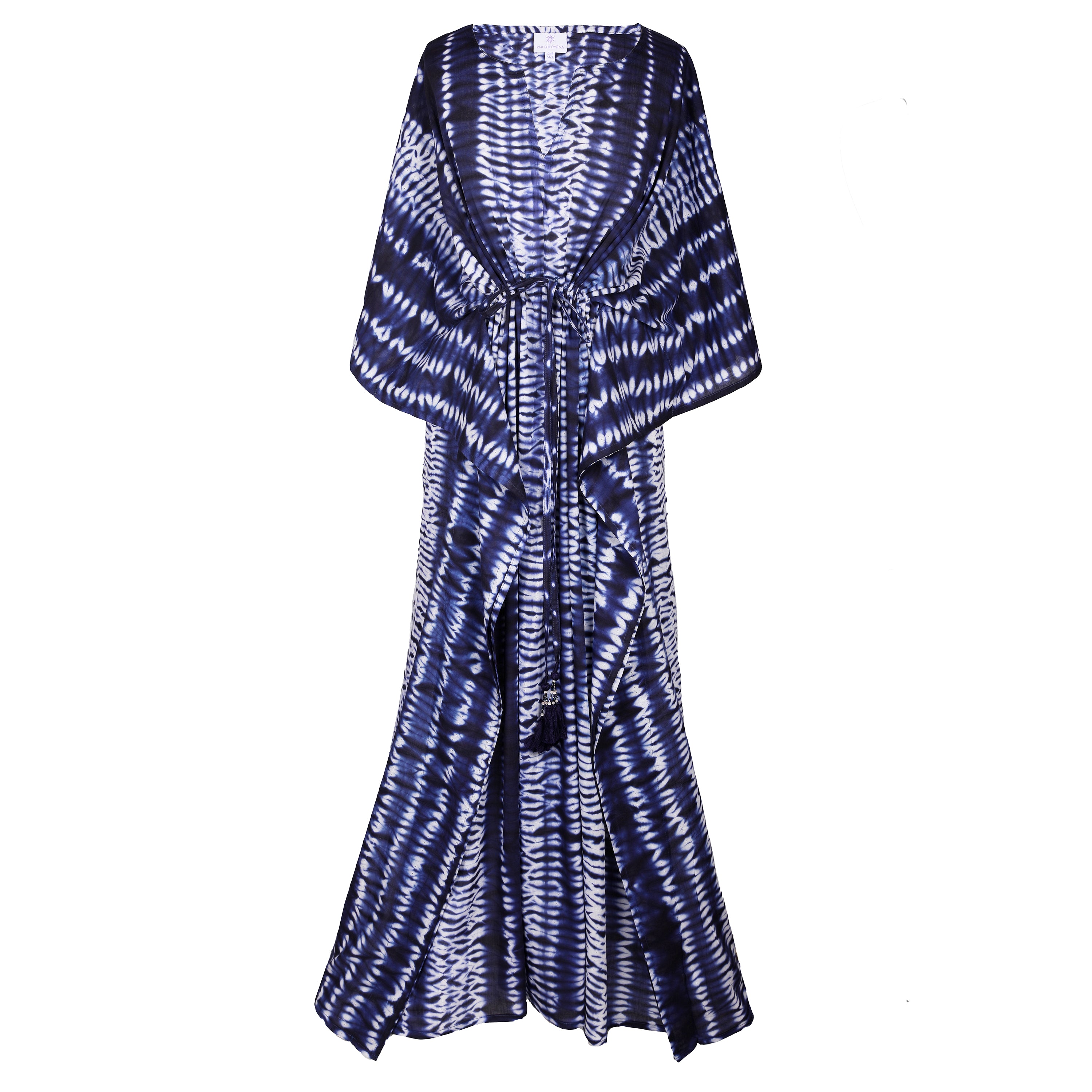 Rayon Shibori Kaftan Sleep Wear high quality Beach Dress Night