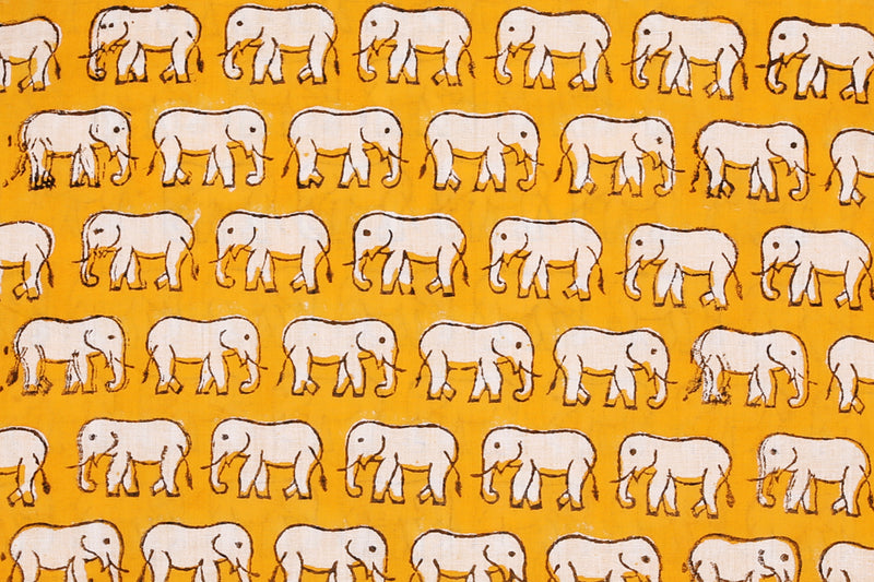 Sunny Krishna Elephant Midi Kaftan Dress FINAL SALE