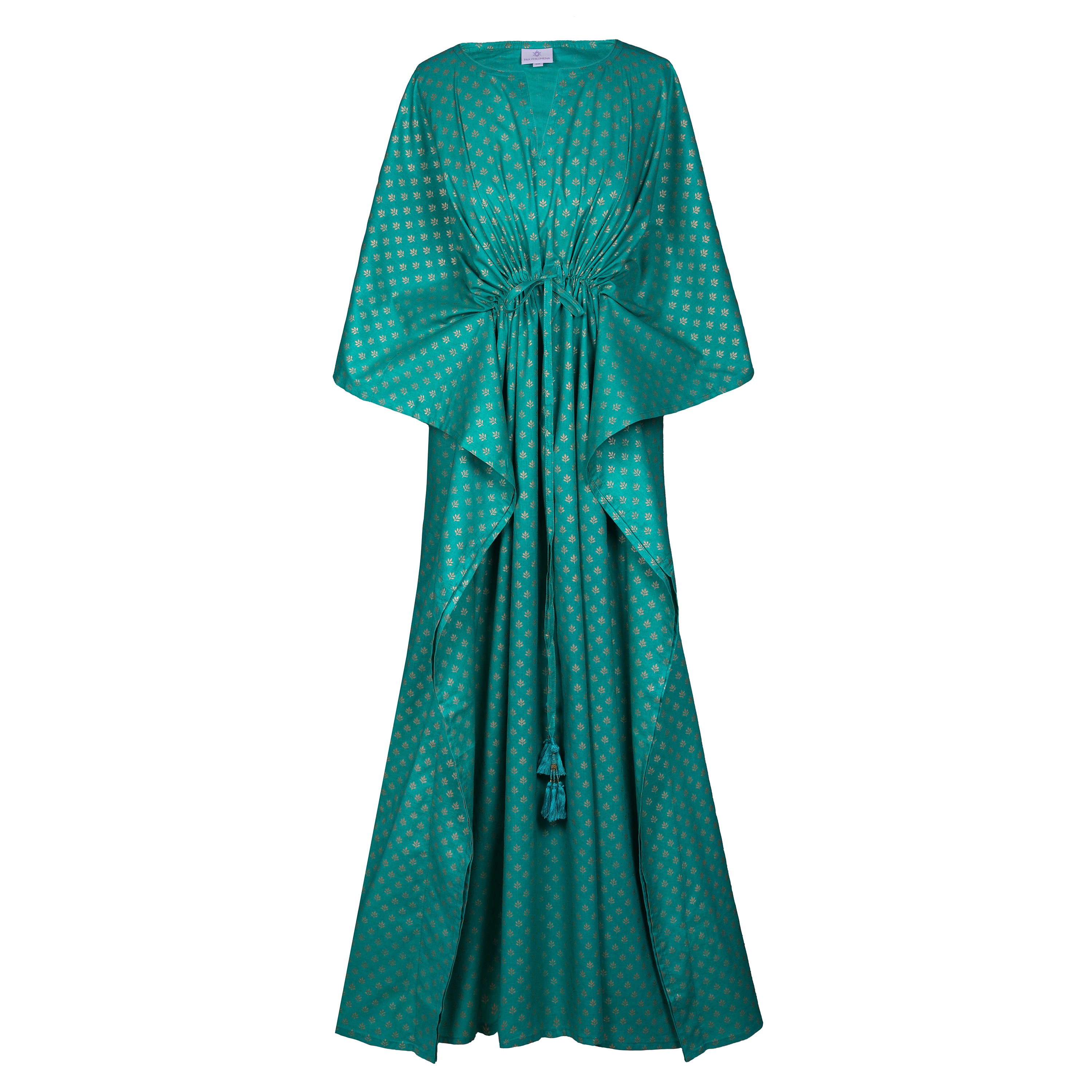 Victoria Turquoise Maxi Kaftan Dress FINAL SALE