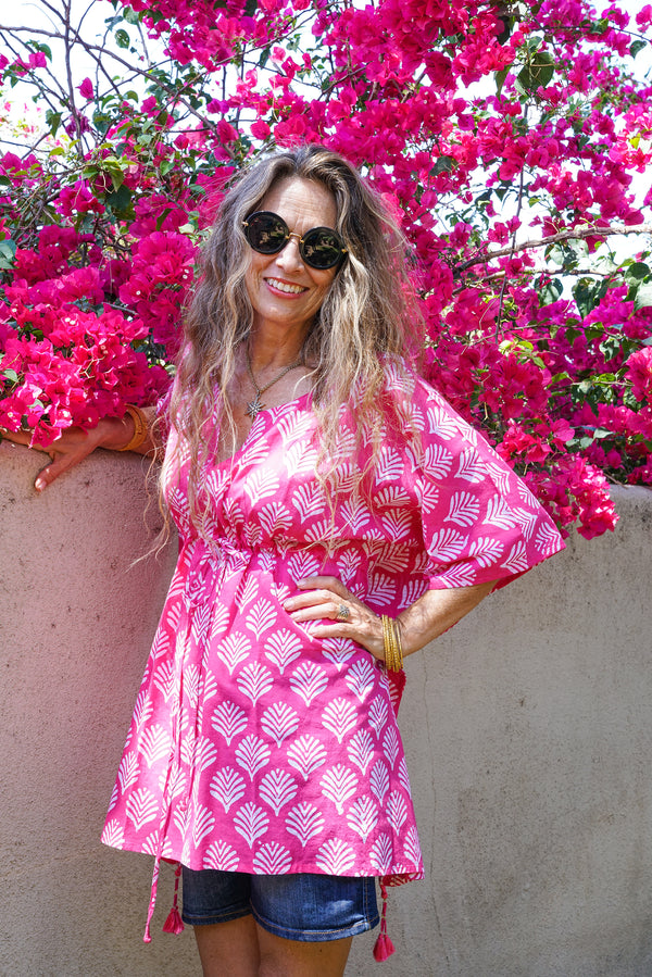 Fanfare Short Kaftan Dress FINAL SALE