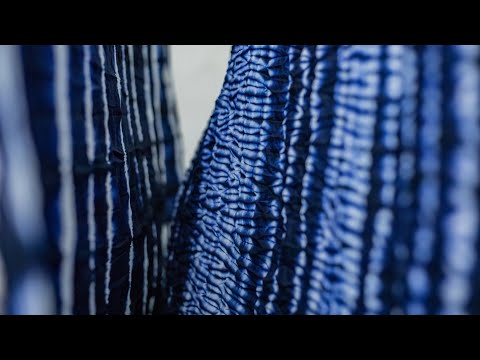 Tavolara Turquoise Needle Shibori Maxi Kaftan Dress